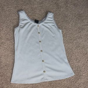mint green tank top girls size 10/12
